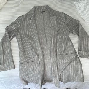 striped blazer